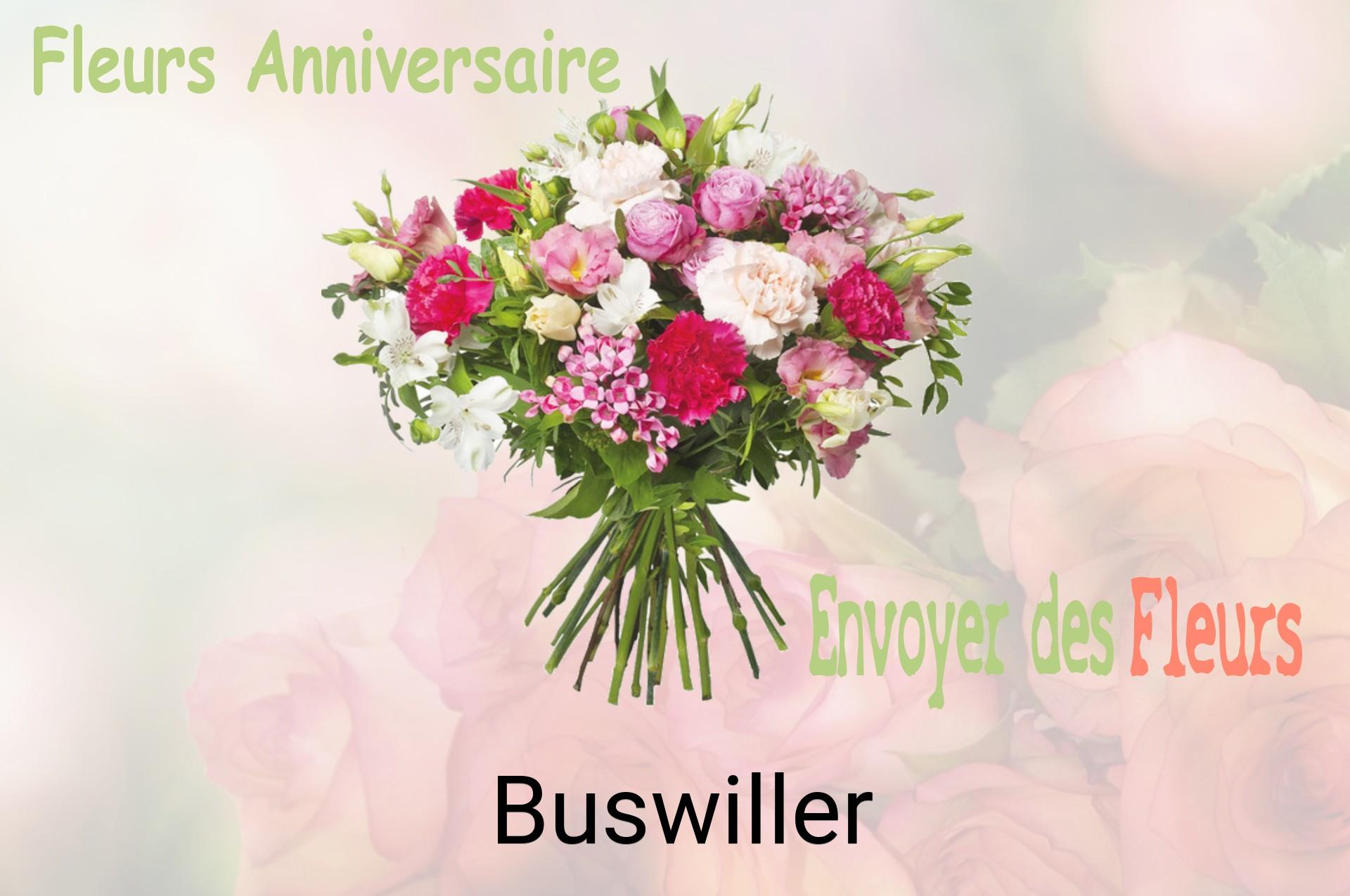 Bouquet de fleurs d’anniversaire livré à Buswiller