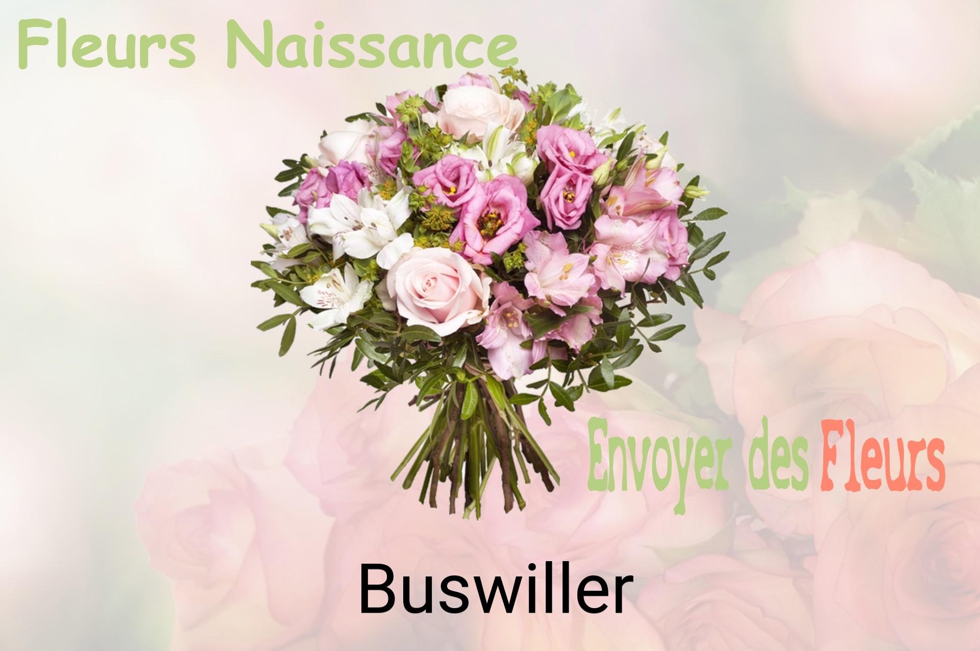 Bouquet de fleurs de naissance livré à Buswiller